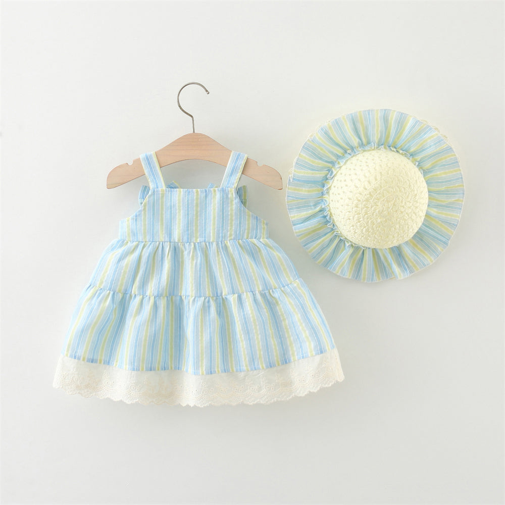 Striped A-Line Dress