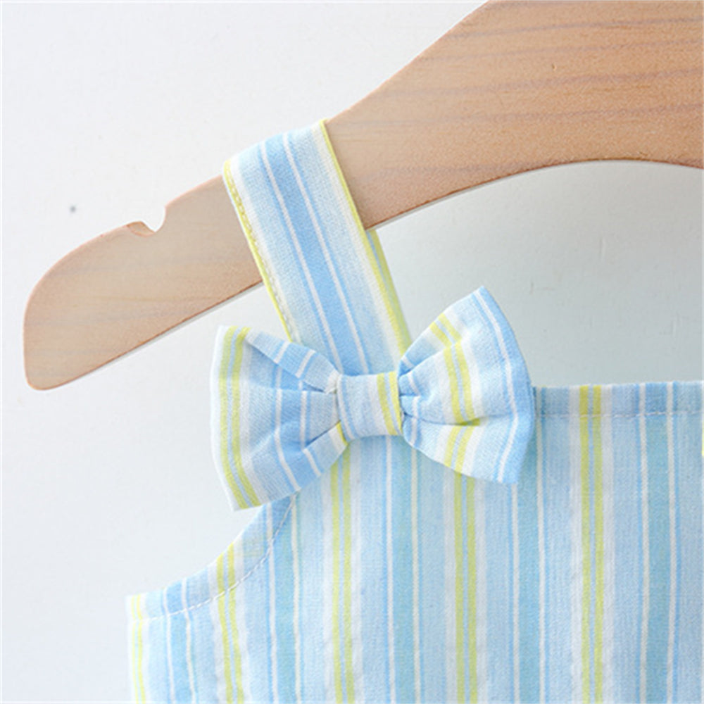 Striped A-Line Dress