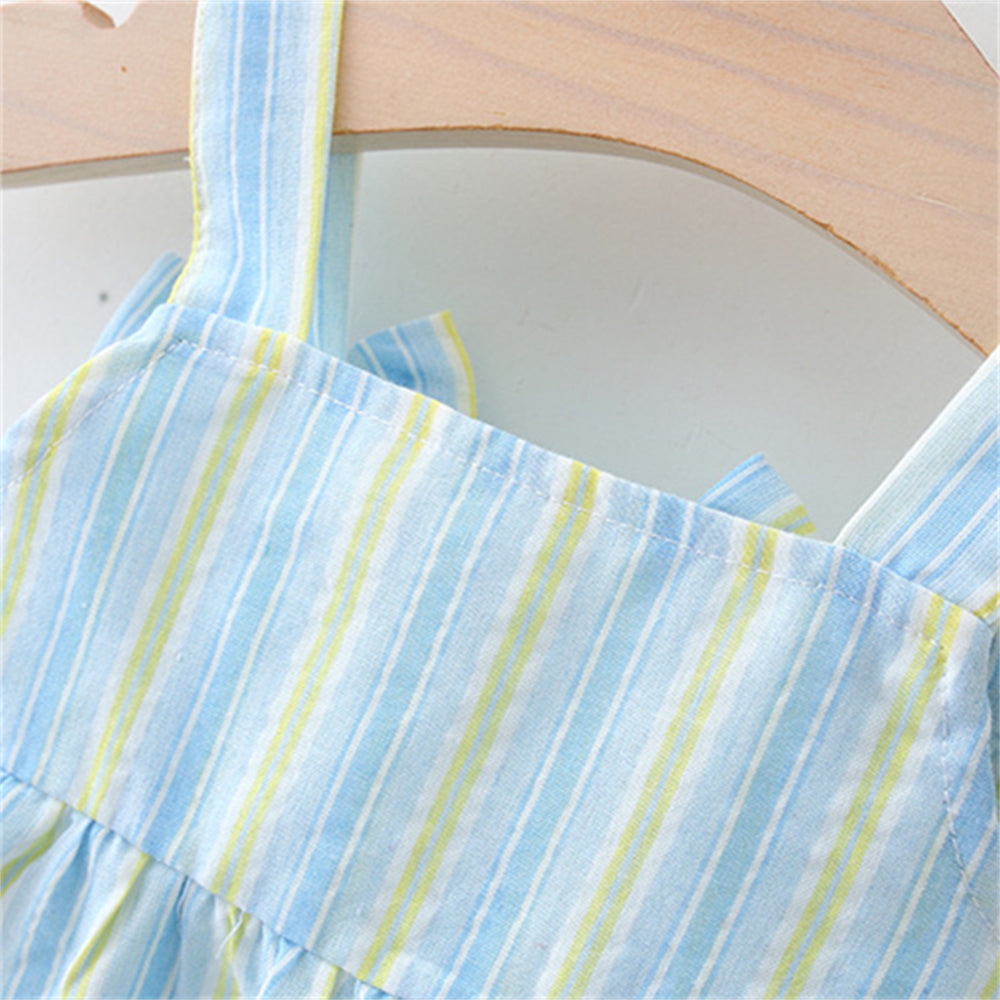 Striped A-Line Dress