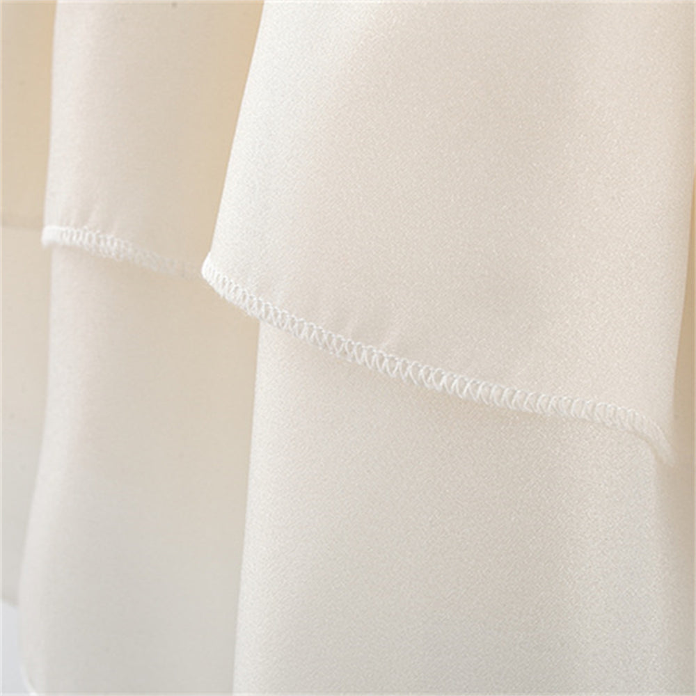 Solid A-Line Dress
