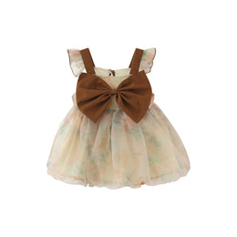 Colourblocked A-Line Dress