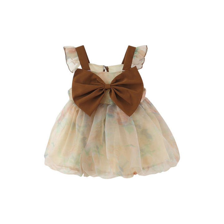 Colourblocked A-Line Dress