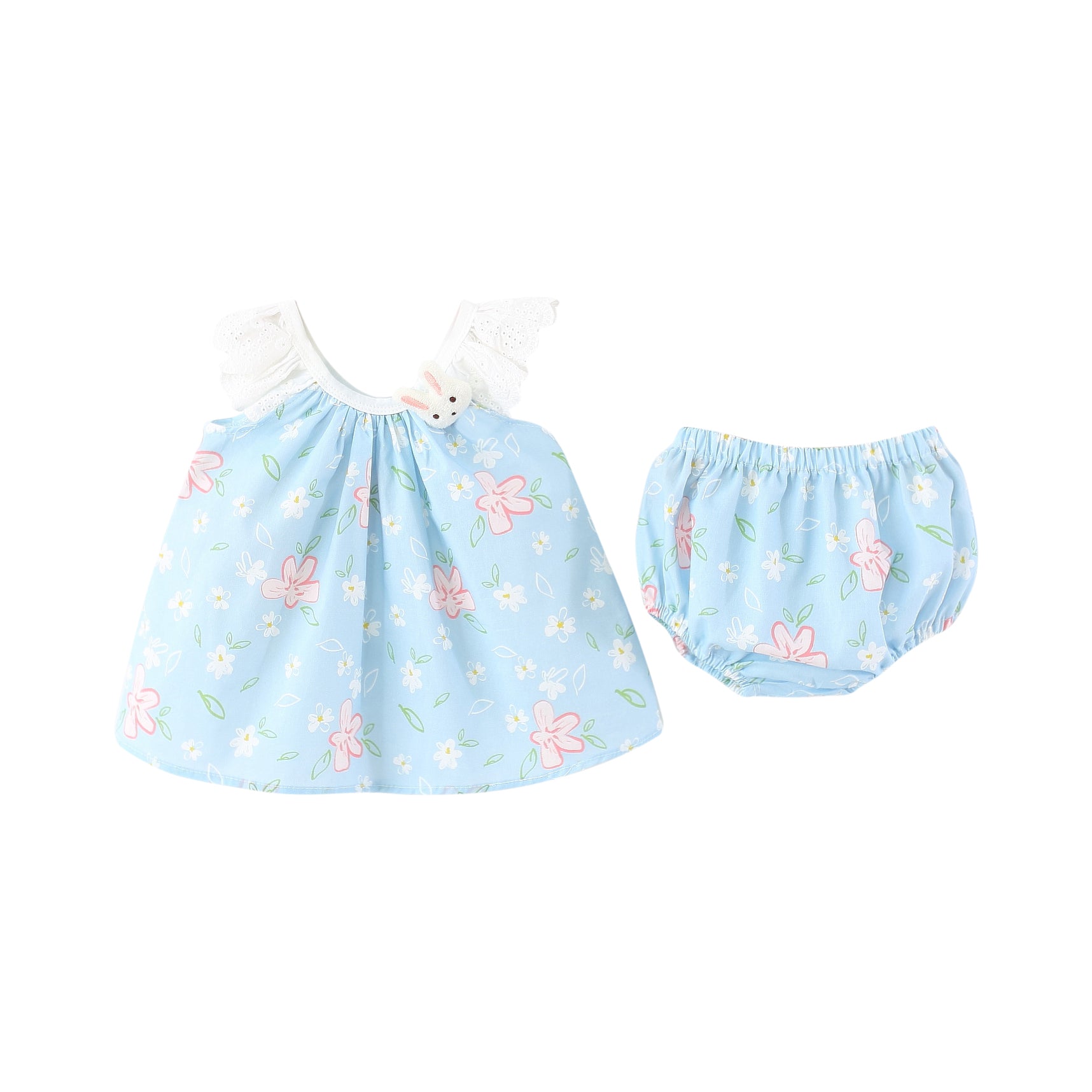 Printed Top and Shorts Set