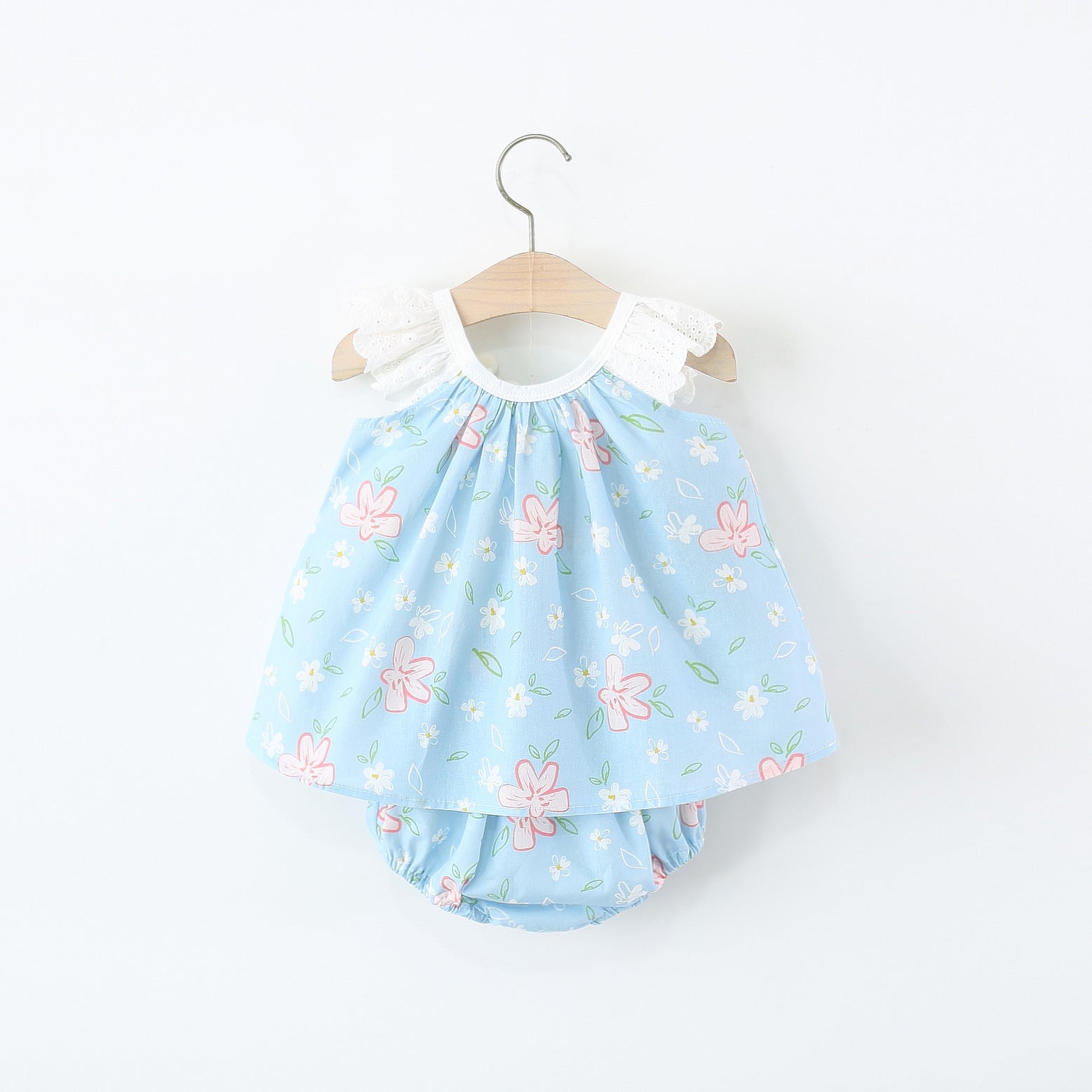 Printed Top and Shorts Set
