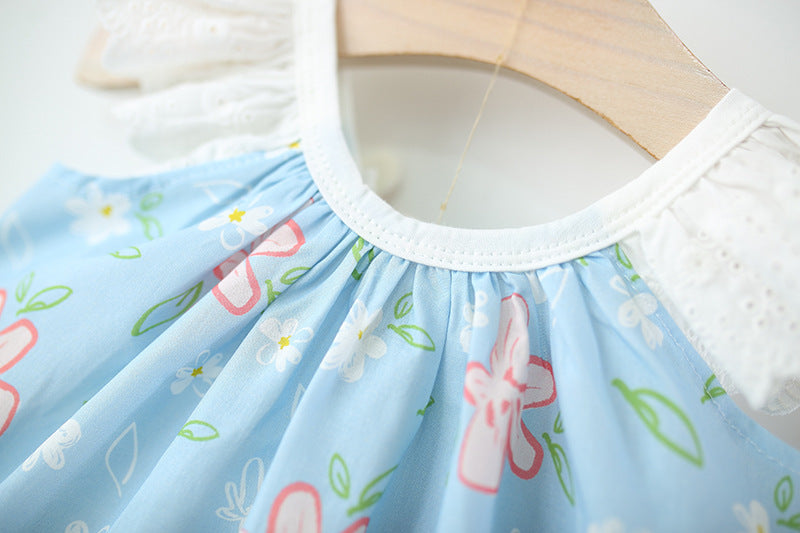 Printed Top and Shorts Set