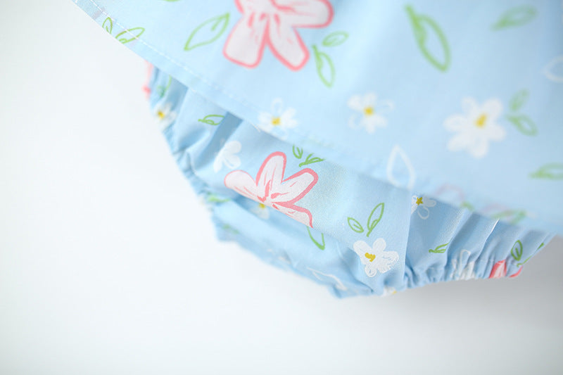 Printed Top and Shorts Set