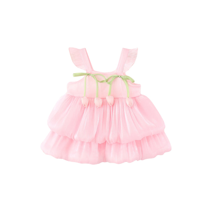 Solid A-Line Dress