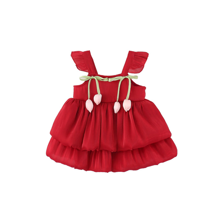 Solid A-Line Dress