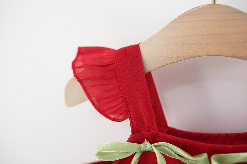 Solid A-Line Dress