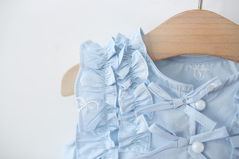 Girls Fit-Flare Mini Dress
