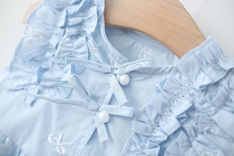 Girls Fit-Flare Mini Dress