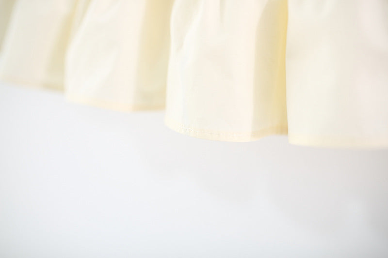 Solid A-Line Dress