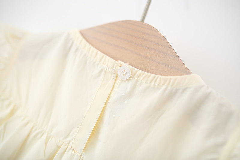 Solid A-Line Dress