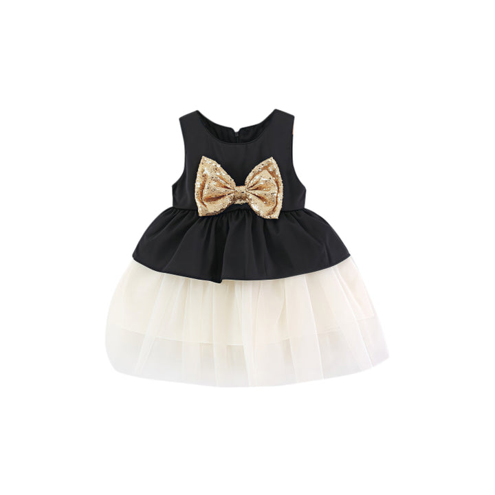 Colourblocked A-Line Dress