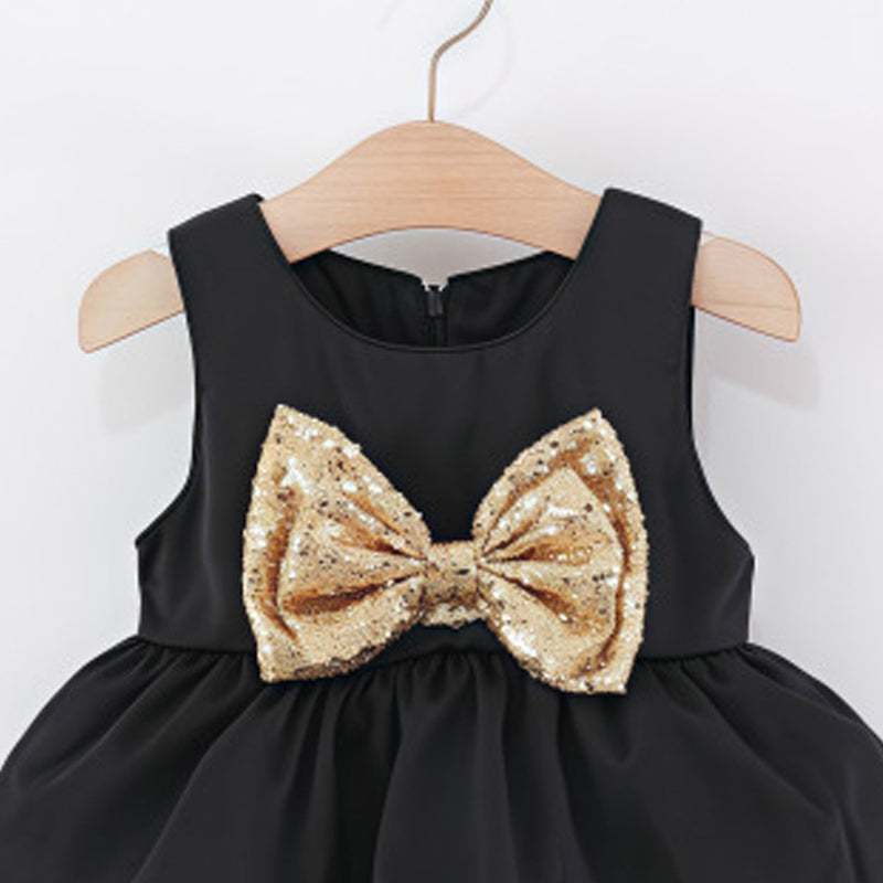 Colourblocked A-Line Dress