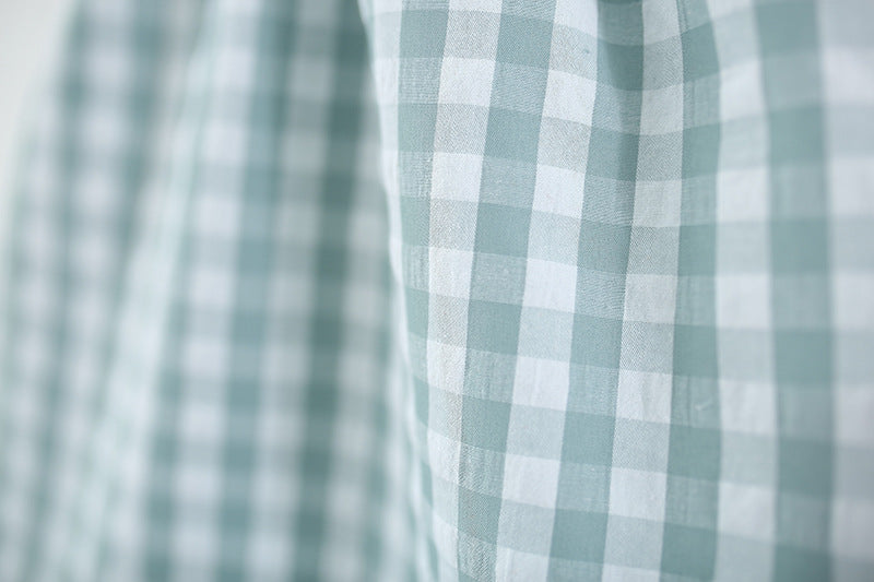 Checked A-Line Dress