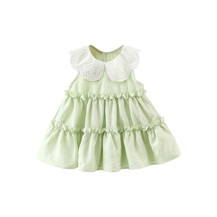 Solid A-Line Dress