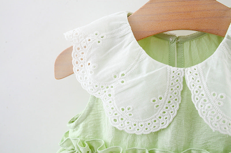 Solid A-Line Dress