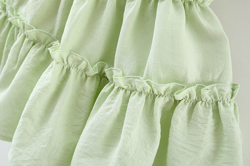 Solid A-Line Dress