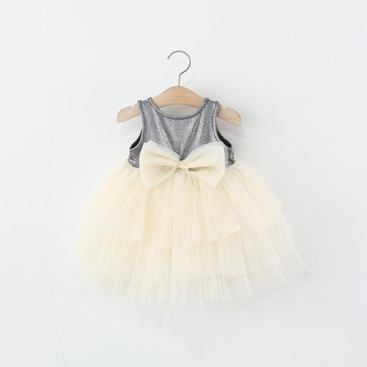 Colourblocked A-Line Dress