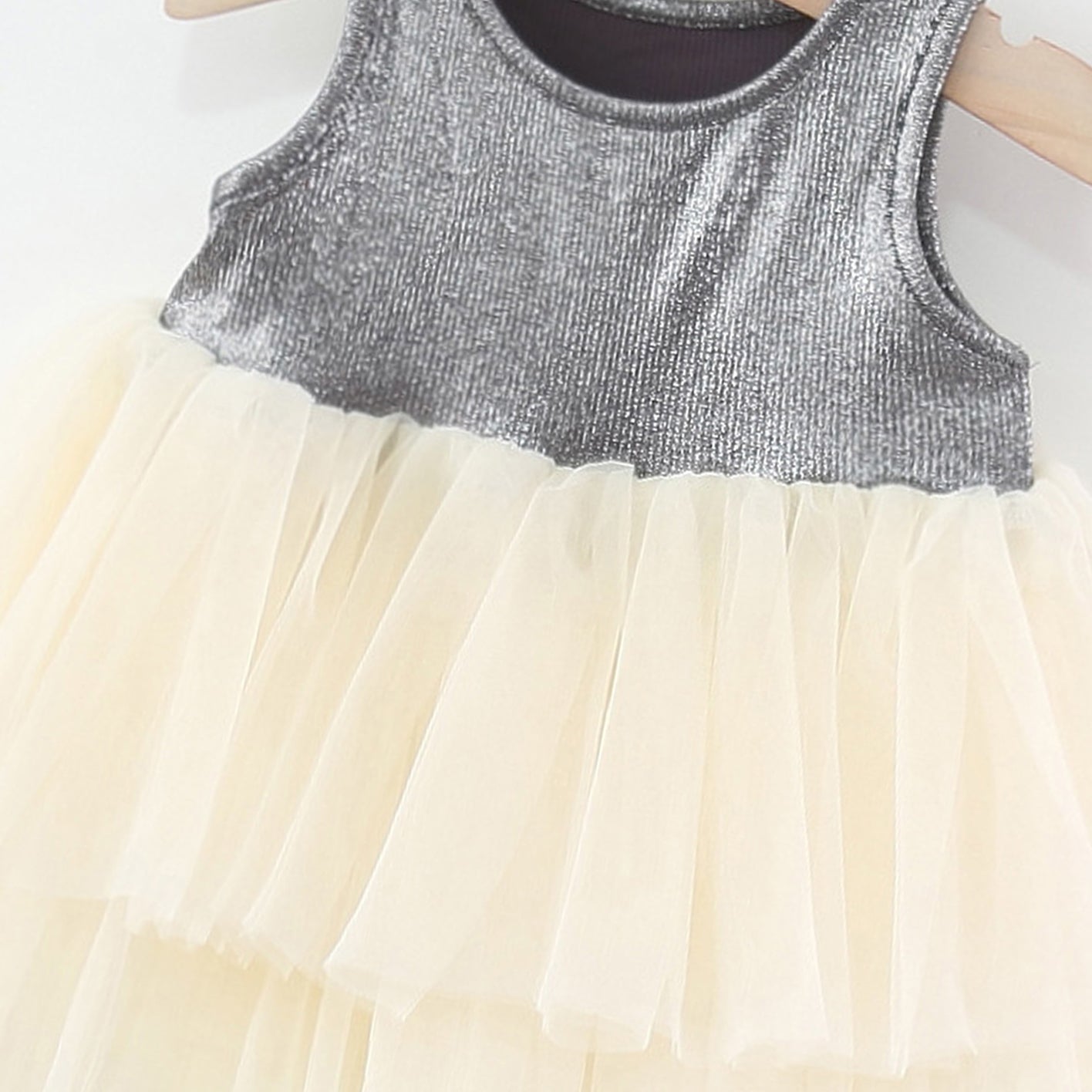 Colourblocked A-Line Dress