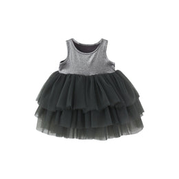 Colourblocked A-Line Dress