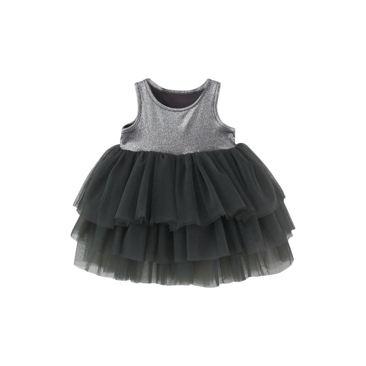 Colourblocked A-Line Dress