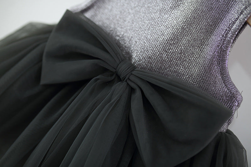 Colourblocked A-Line Dress
