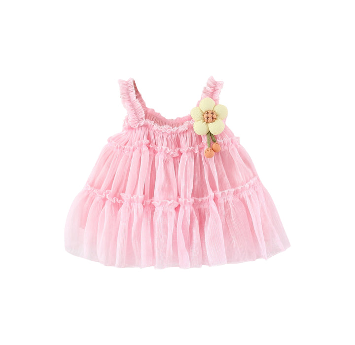 Solid A-Line Dress