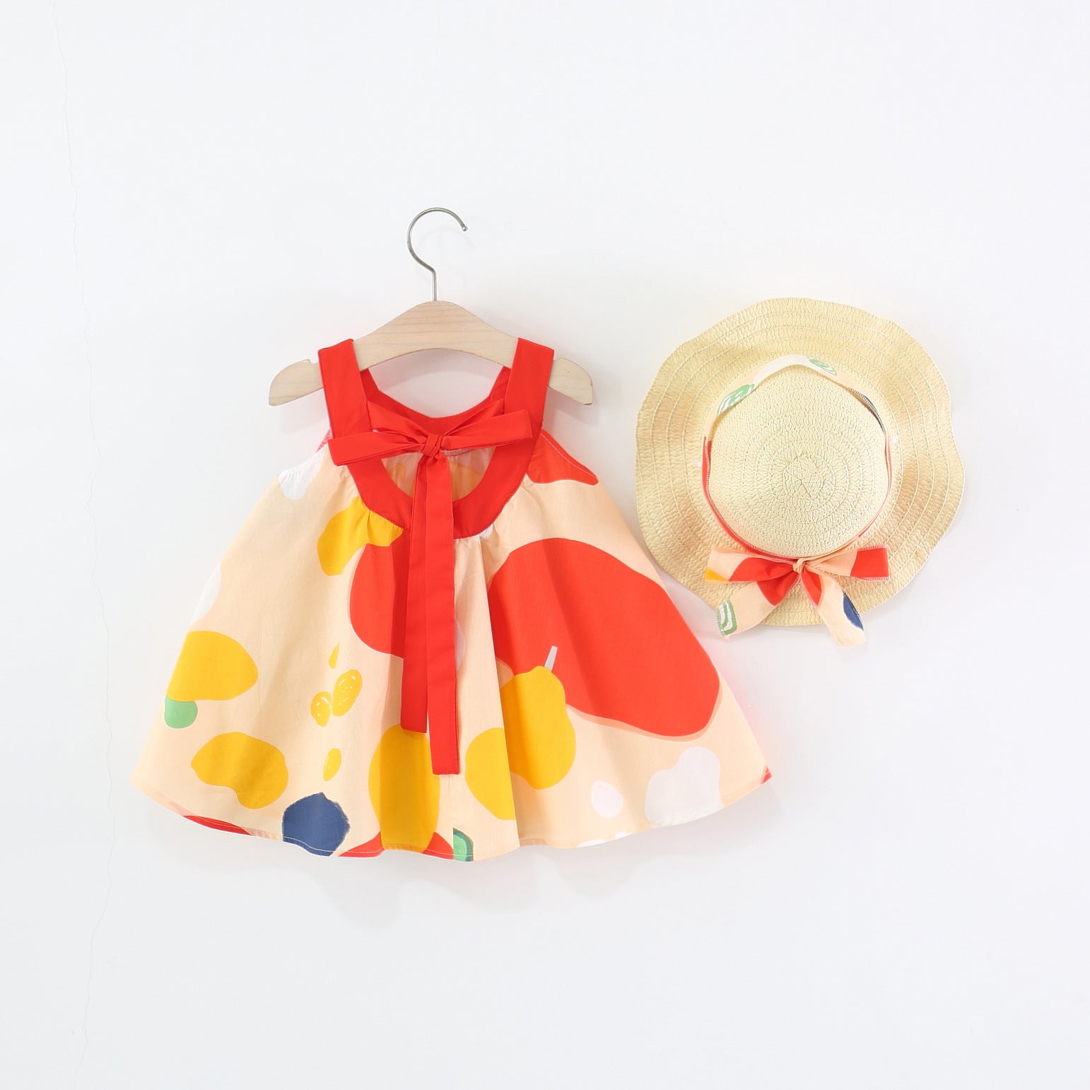 Colourblocked A-Line Dress