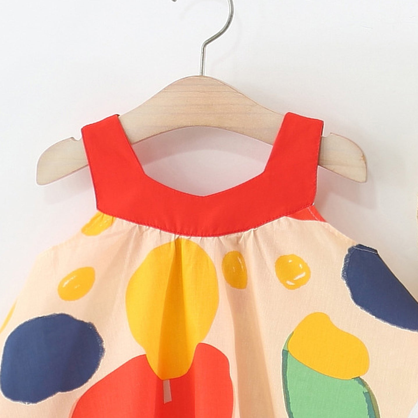 Colourblocked A-Line Dress