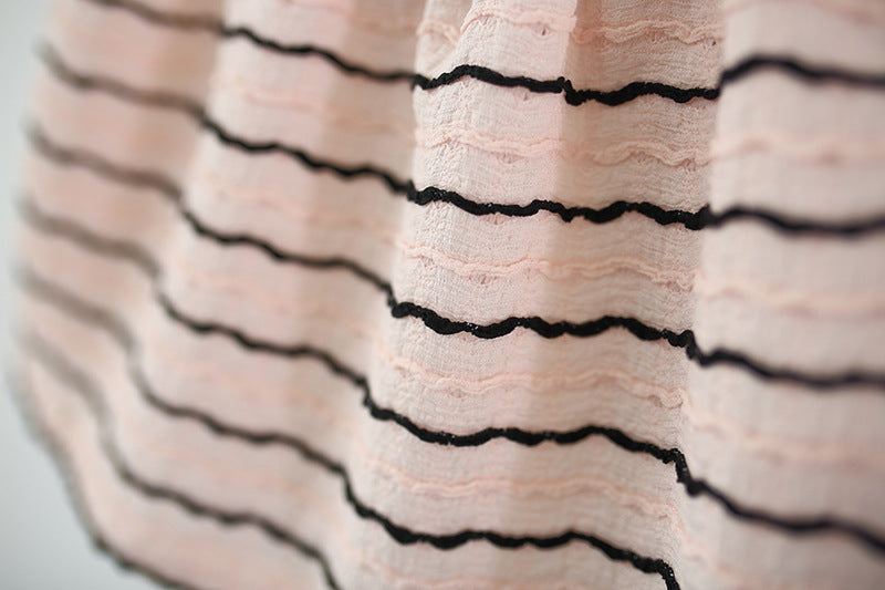 Striped Top and Shorts Set