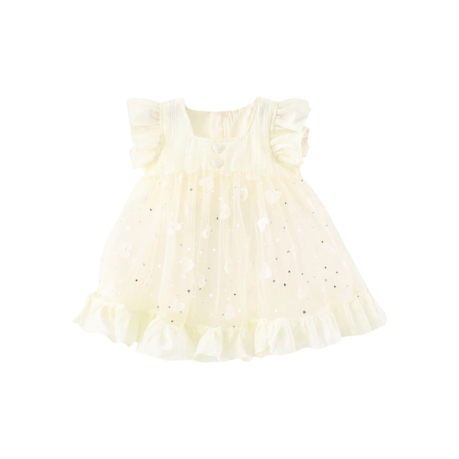 Solid A-Line Dress
