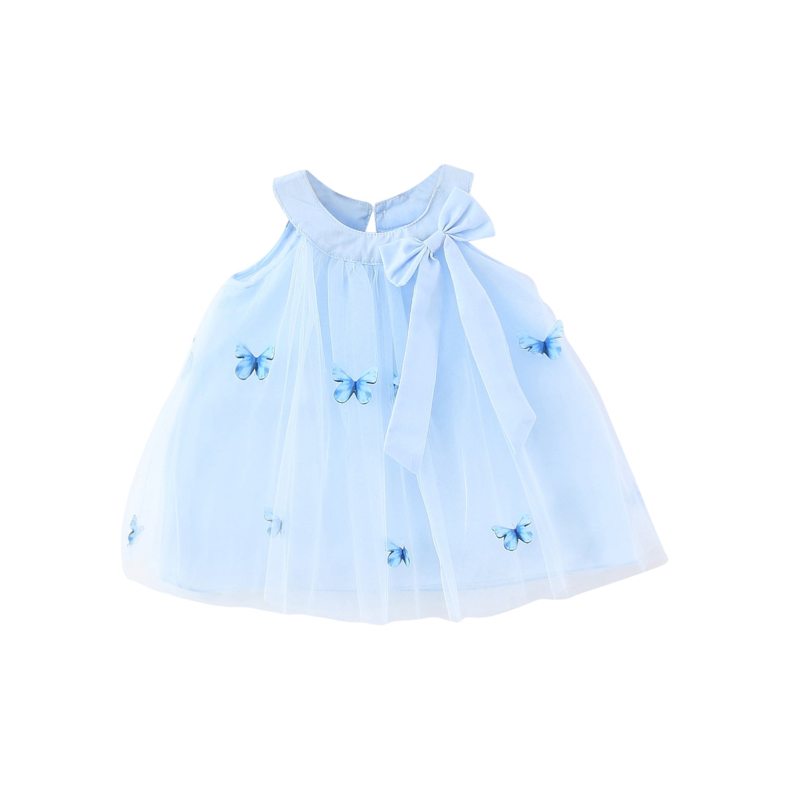 Solid A-Line Dress