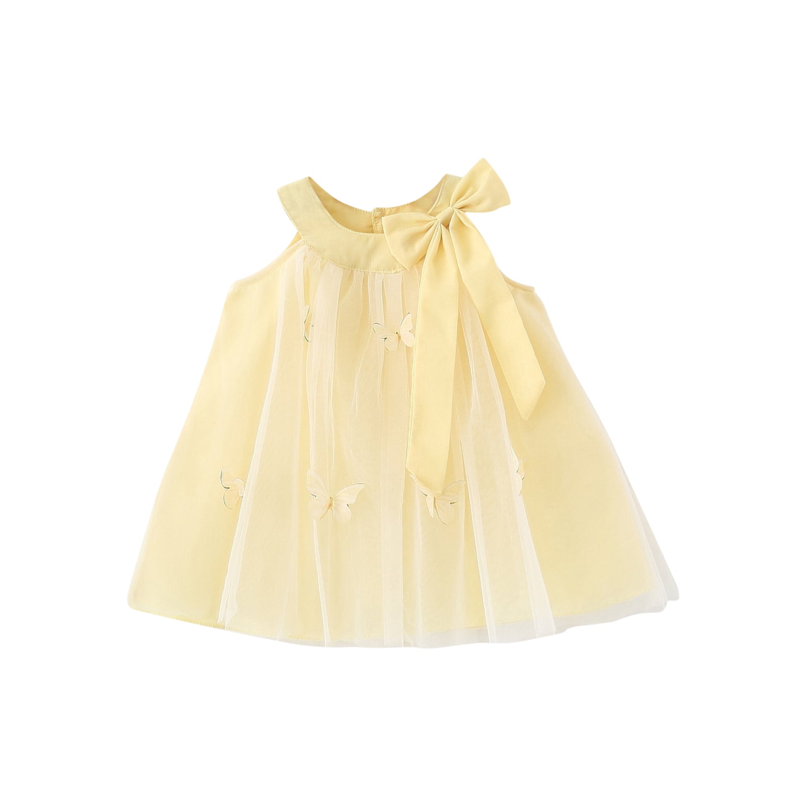 Solid A-Line Dress