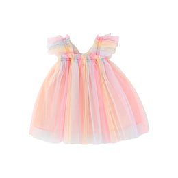 Colourblocked A-Line Dress