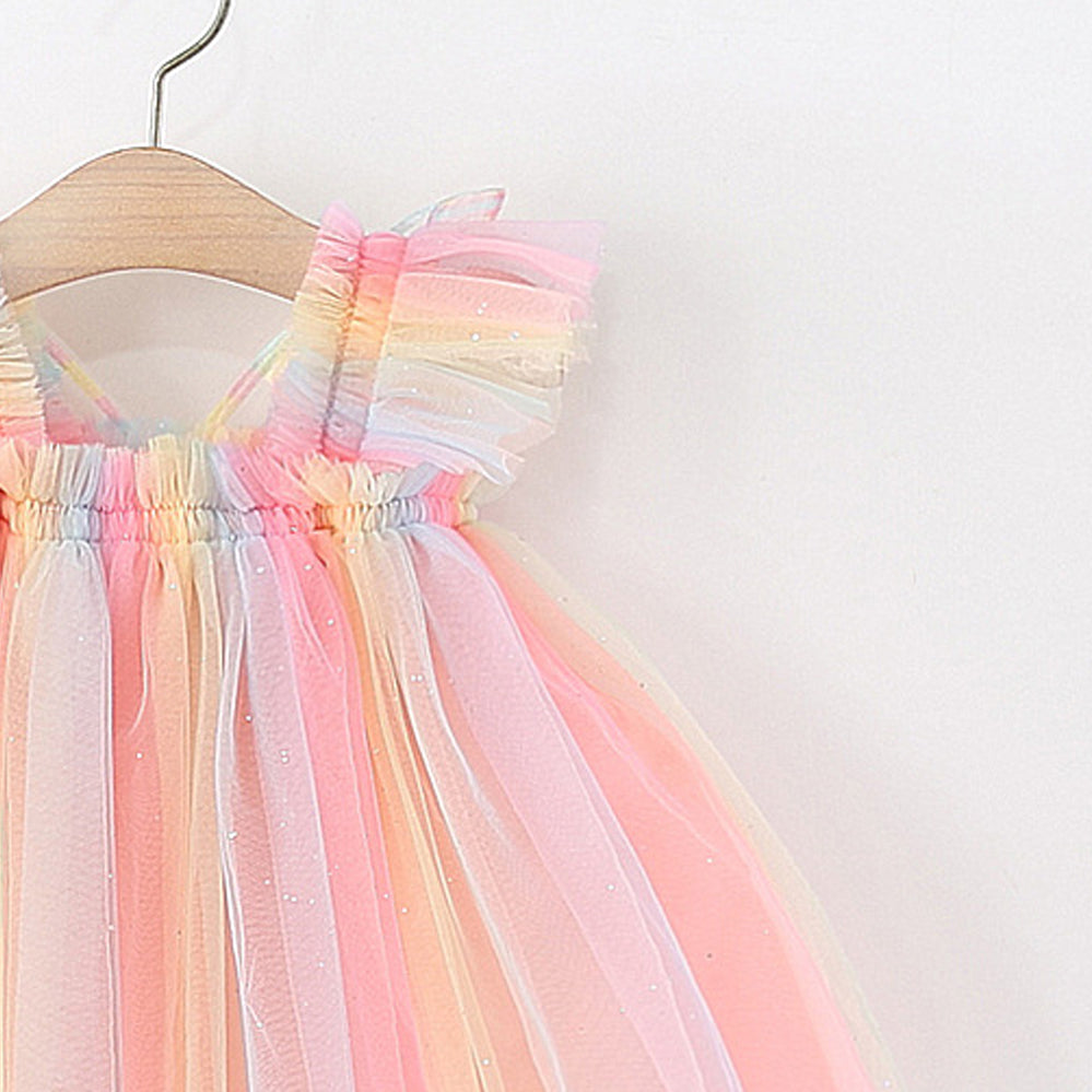 Colourblocked A-Line Dress