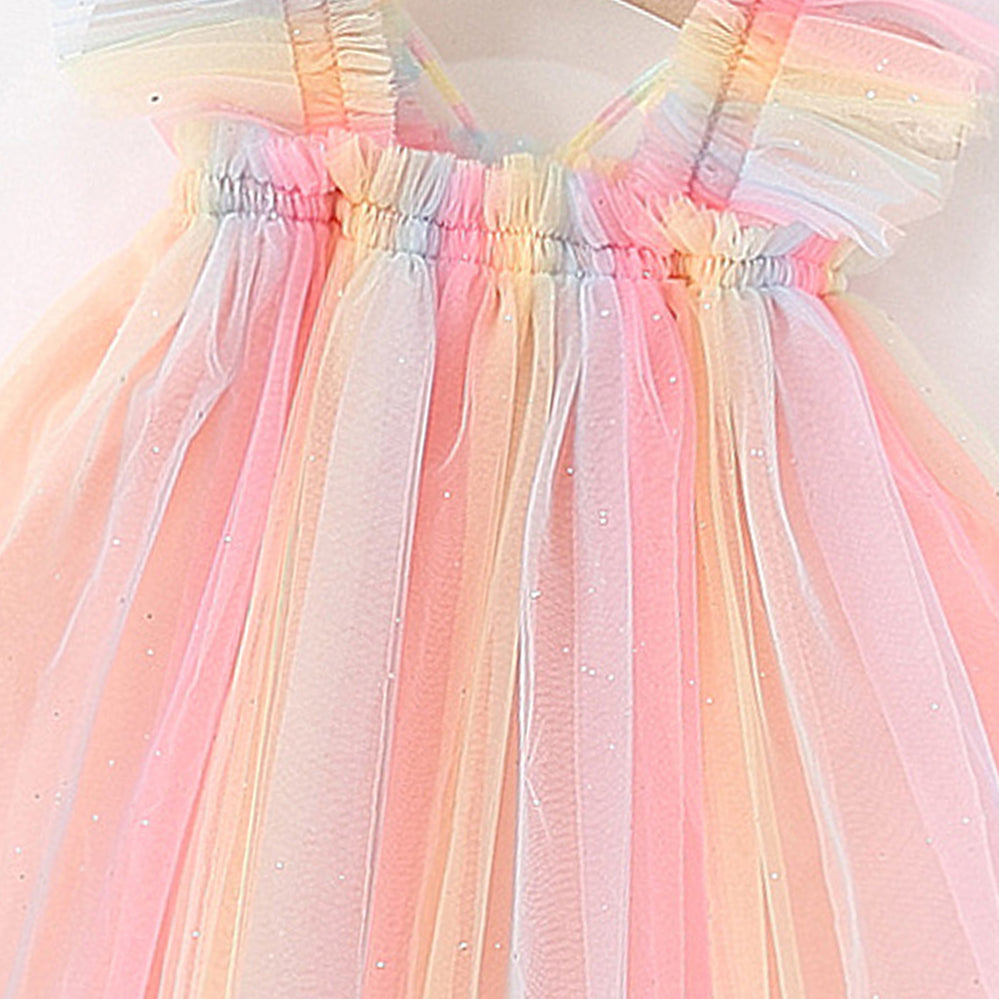 Colourblocked A-Line Dress