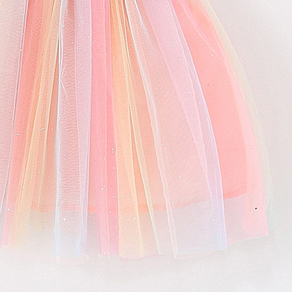 Colourblocked A-Line Dress