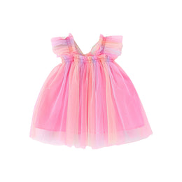 Colourblocked A-Line Dress