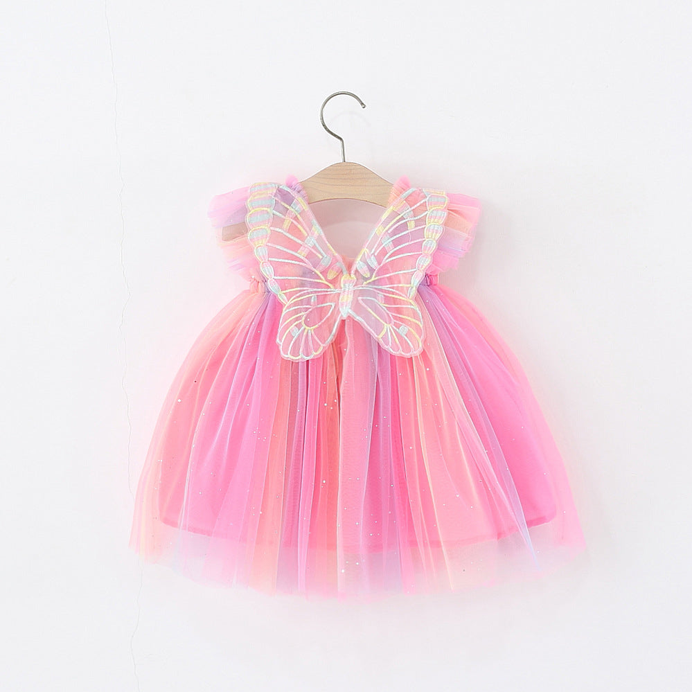 Colourblocked A-Line Dress