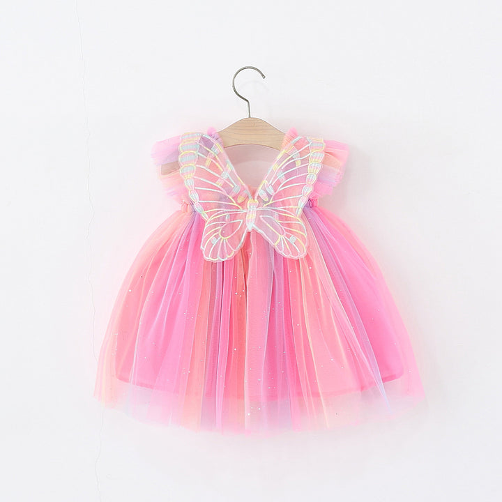 Colourblocked A-Line Dress