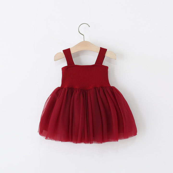 Solid A-Line Dress