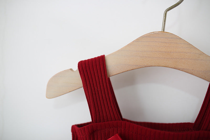 Solid A-Line Dress
