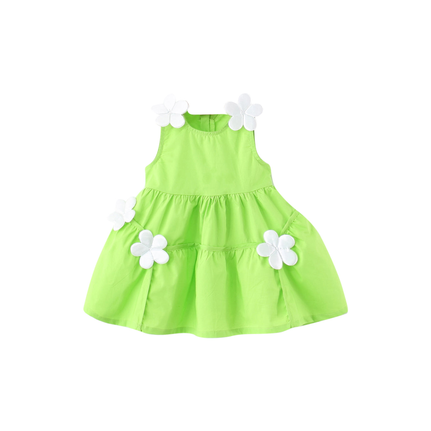 Solid A-Line Dress