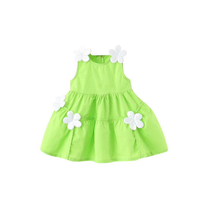 Solid A-Line Dress
