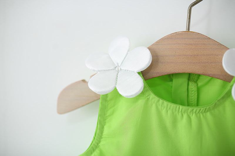 Solid A-Line Dress