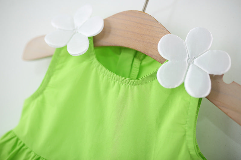 Solid A-Line Dress