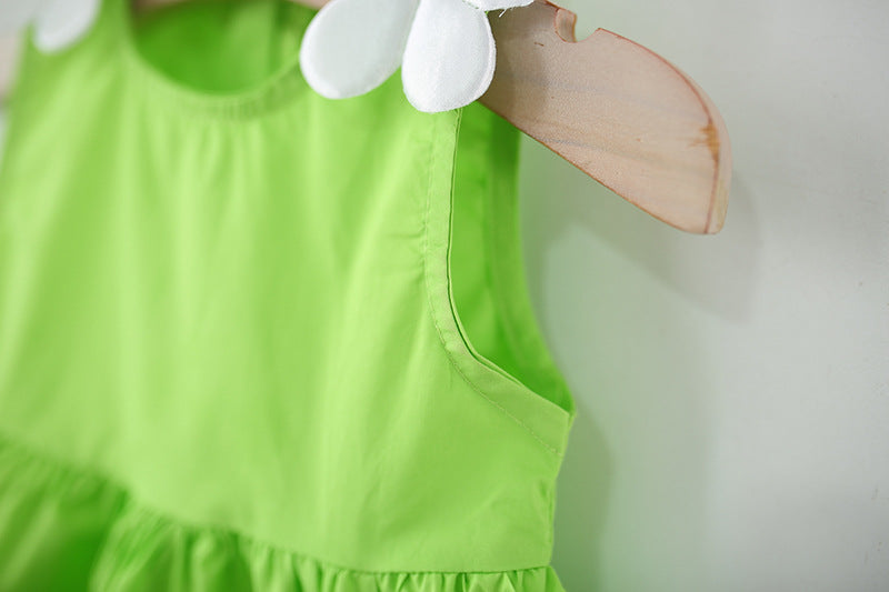 Solid A-Line Dress