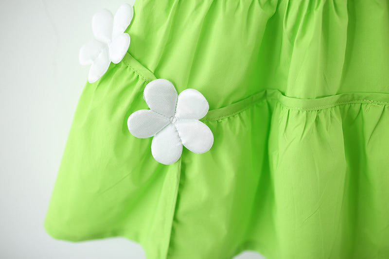 Solid A-Line Dress